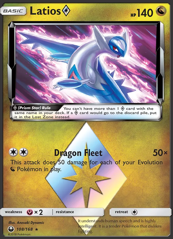 Latios ◇ Celestial Storm 108/168