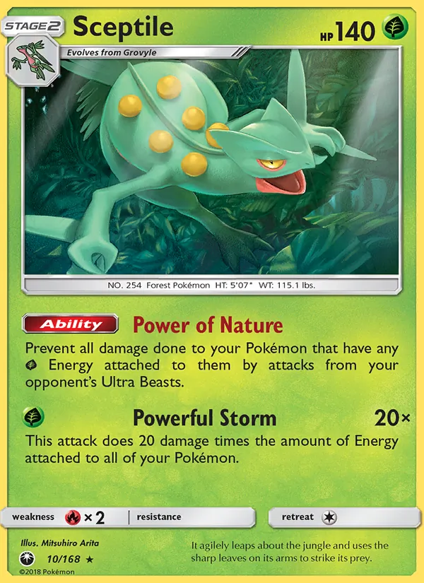 Sceptile Celestial Storm 10/168
