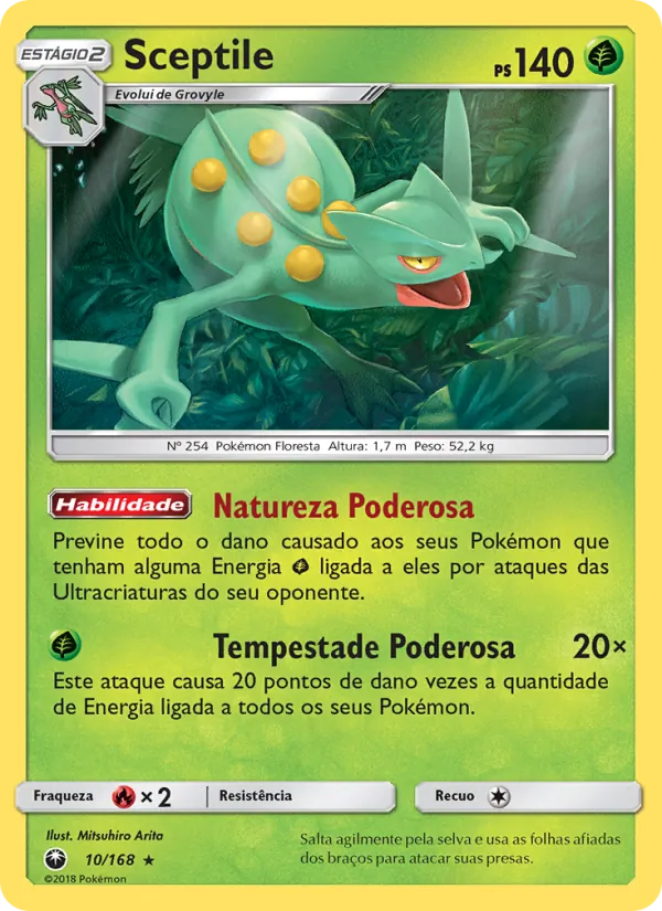 Sceptile Tempestade Celestial 10/168