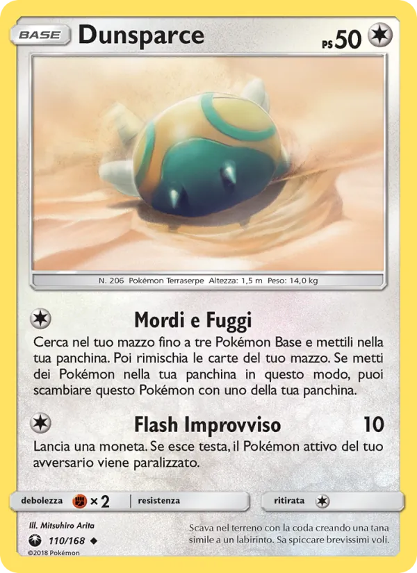 Dunsparce Tempesta Astrale 110/168