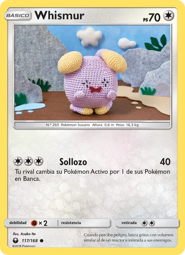 Whismur Tormenta Celestial 117/168