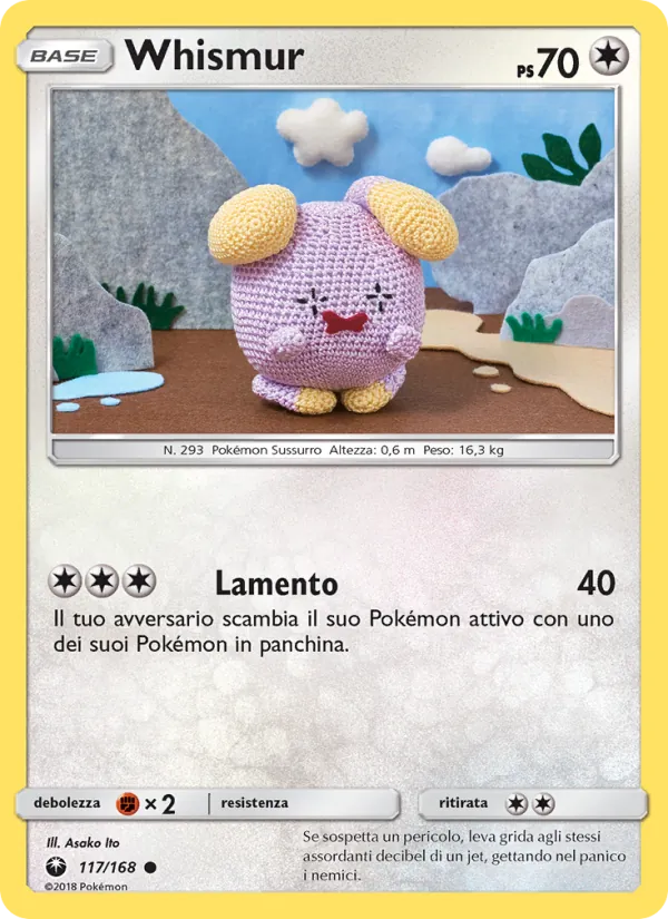 Whismur Tempesta Astrale 117/168