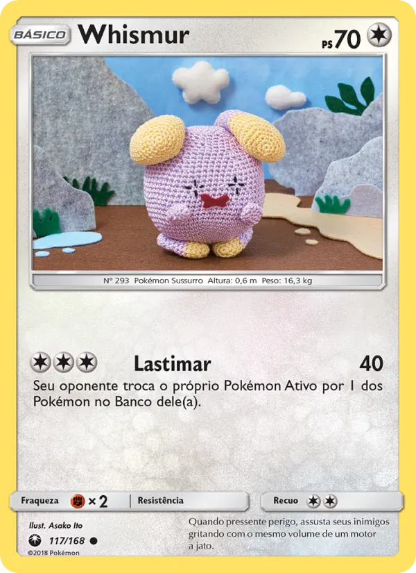 Whismur Tempestade Celestial 117/168