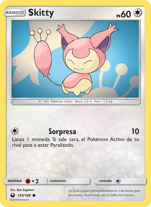 Skitty Tormenta Celestial 120/168