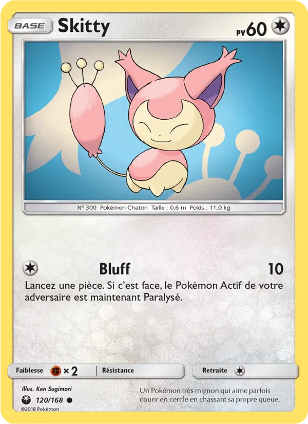 Skitty Tempête Céleste 120/168