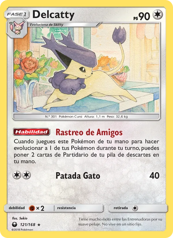 Delcatty Tormenta Celestial 121/168