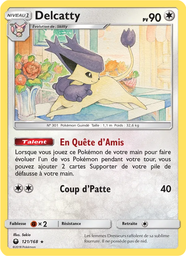 Delcatty Tempête Céleste 121/168