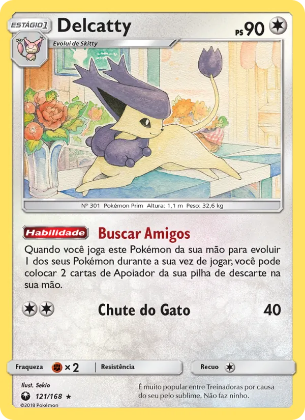 Delcatty Tempestade Celestial 121/168