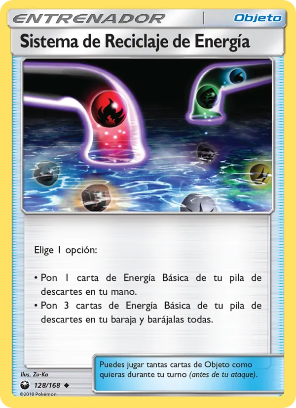 Sistema de Reciclaje de Energía Tormenta Celestial 128/168