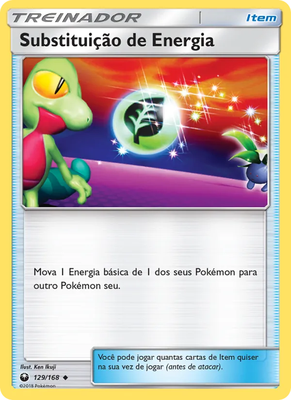 Substituição de Energia Tempestade Celestial 129/168