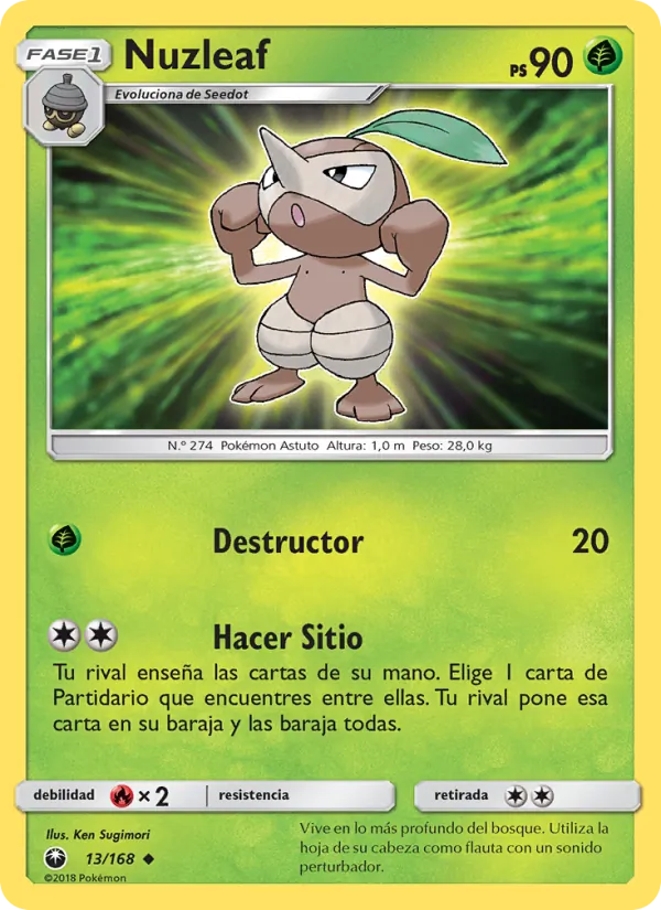Nuzleaf Tormenta Celestial 13/168