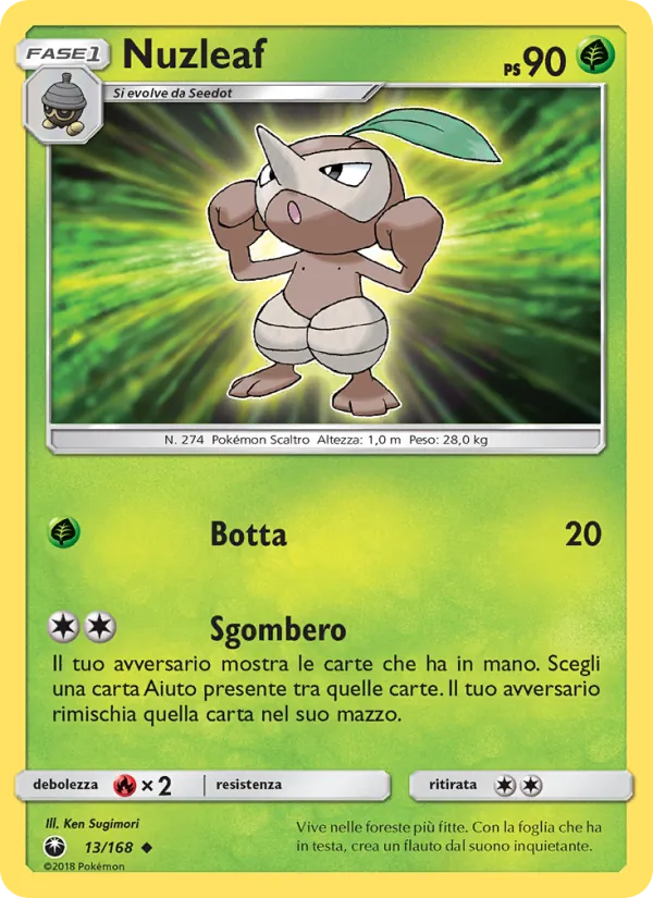 Nuzleaf Tempesta Astrale 13/168
