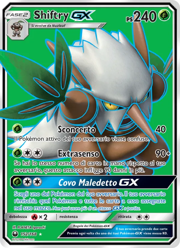 Shiftry GX Tempesta Astrale 152/168