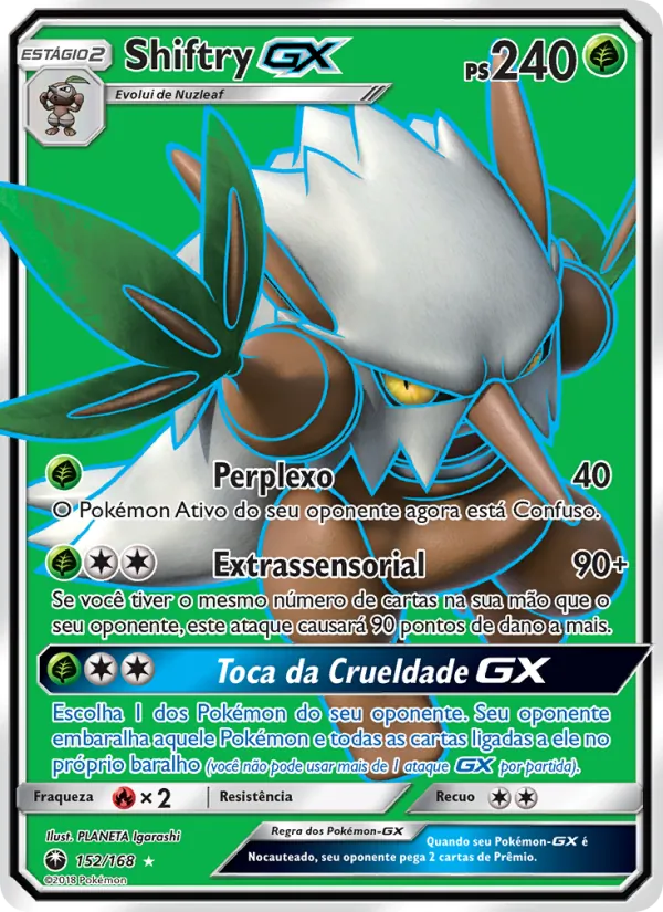 Shiftry GX Tempestade Celestial 152/168