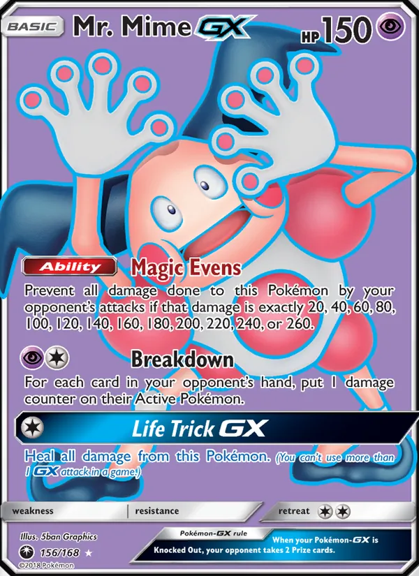Mr. Mime GX Celestial Storm 156/168