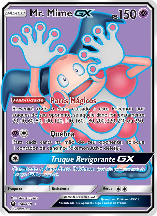 Mr. Mime GX Tempestade Celestial 156/168