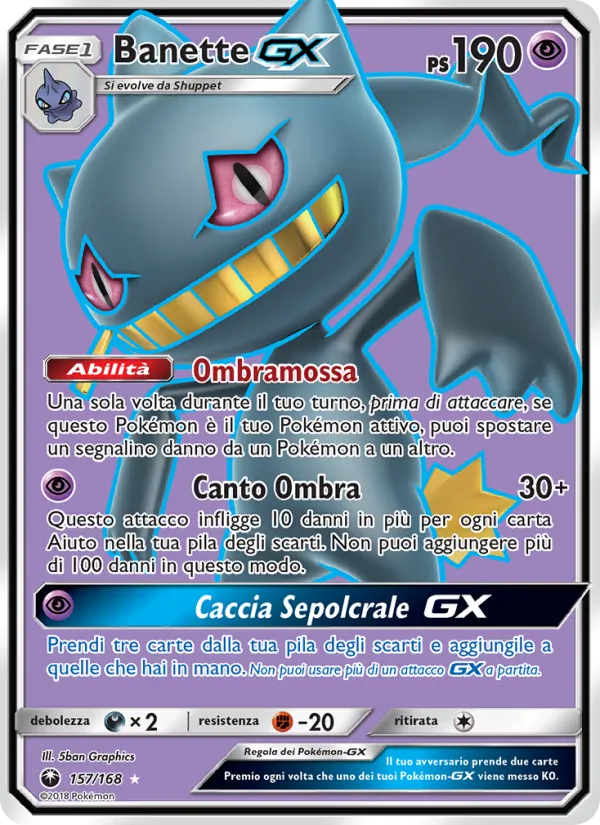Banette GX Tempesta Astrale 157/168