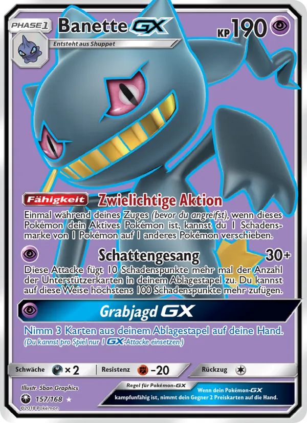 Banette GX Sturm Am Firmament 157/168