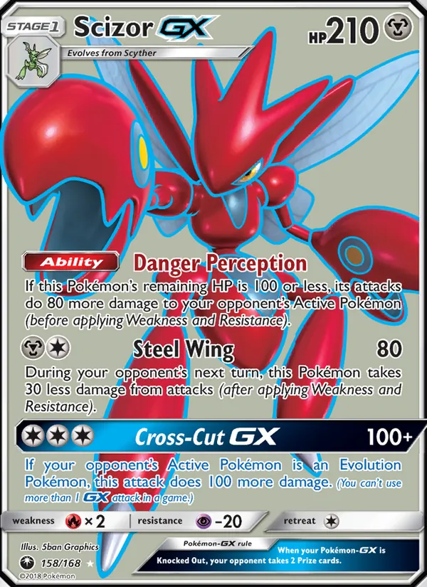 Scizor GX Celestial Storm 158/168