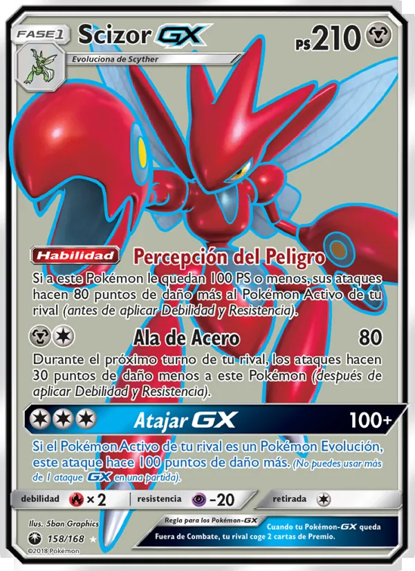 Scizor GX Tormenta Celestial 158/168