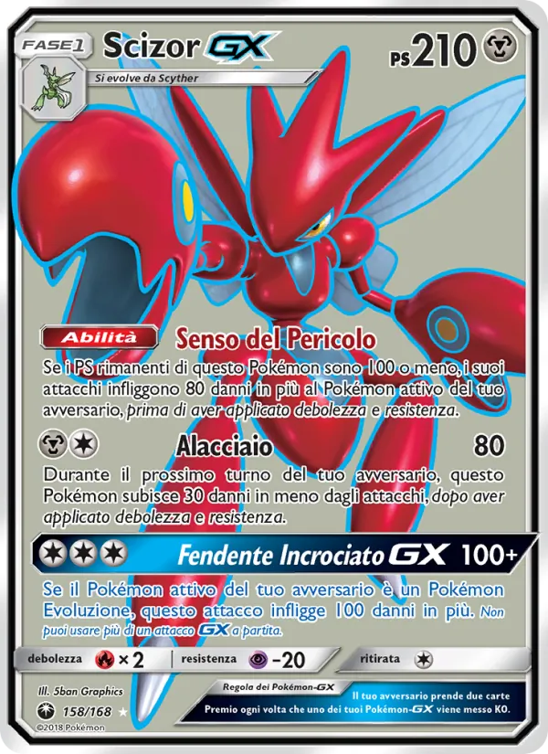 Scizor GX Tempesta Astrale 158/168