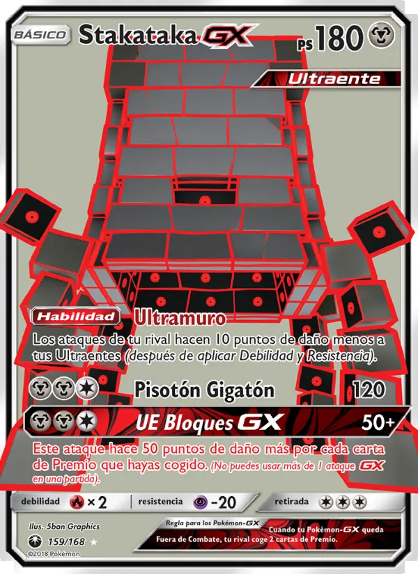 Stakataka GX Tormenta Celestial 159/168