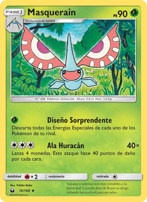 Masquerain Tormenta Celestial 16/168