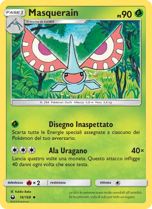 Masquerain Tempesta Astrale 16/168