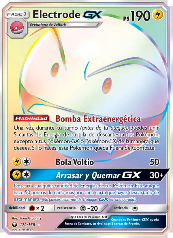 Electrode GX Tormenta Celestial 172/168