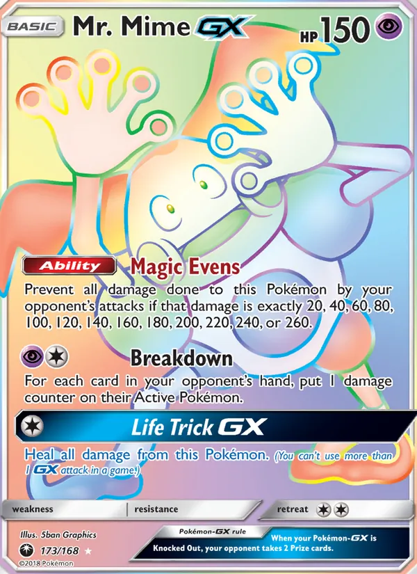 Mr. Mime GX Celestial Storm 173/168