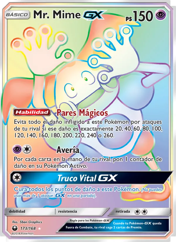 Mr. Mime GX Tormenta Celestial 173/168