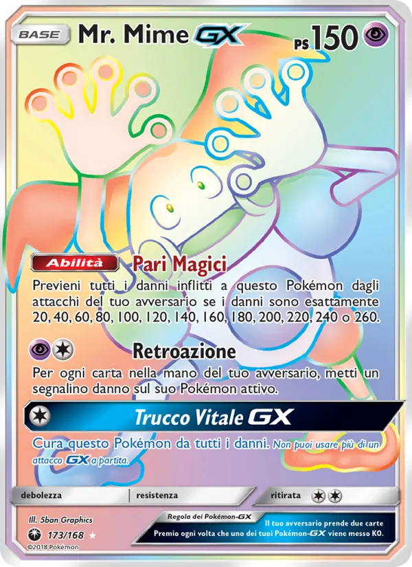 Mr. Mime GX Tempesta Astrale 173/168
