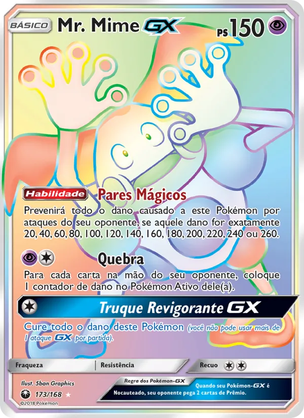 Mr. Mime GX Tempestade Celestial 173/168