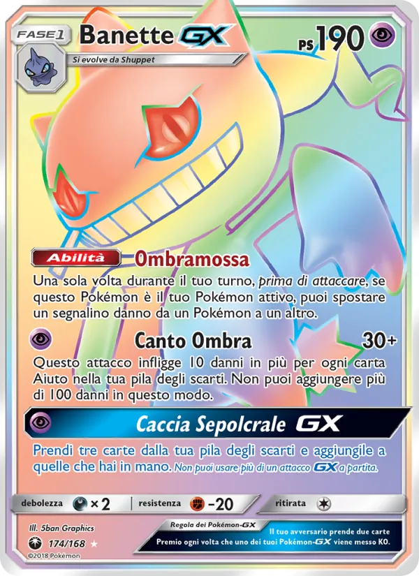 Banette GX Tempesta Astrale 174/168
