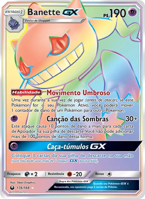 Banette GX Tempestade Celestial 174/168