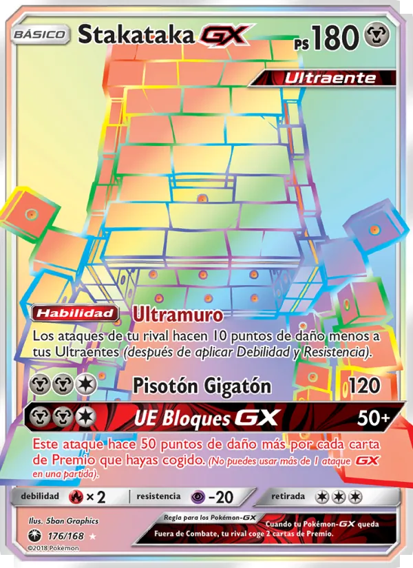 Stakataka GX Tormenta Celestial 176/168