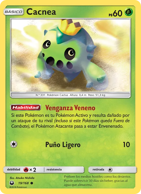 Cacnea Tormenta Celestial 19/168