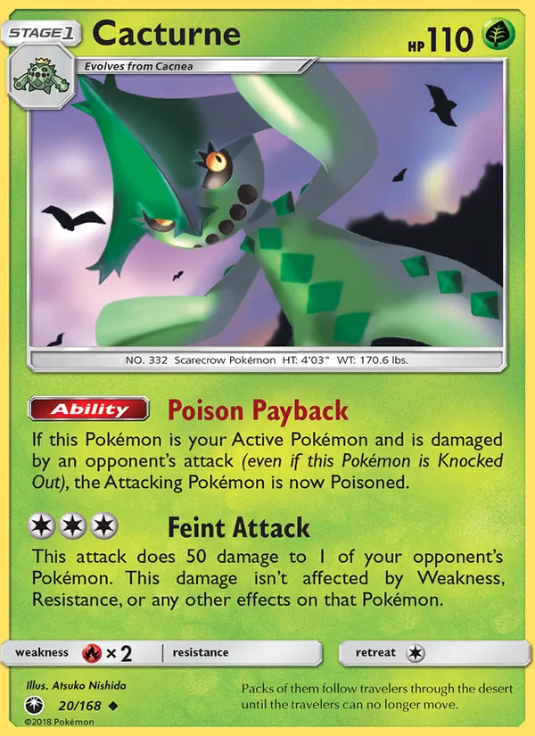 Cacturne Celestial Storm 20/168