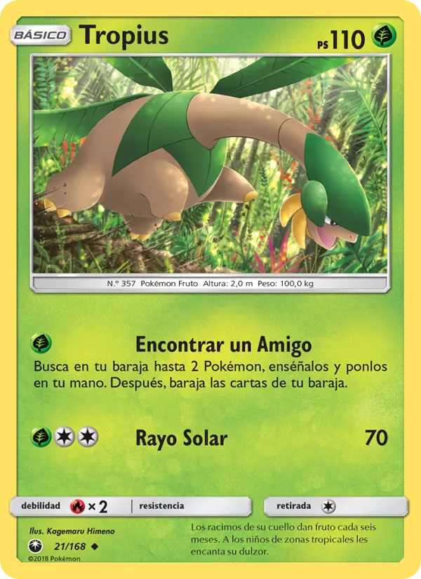 Tropius Tormenta Celestial 21/168