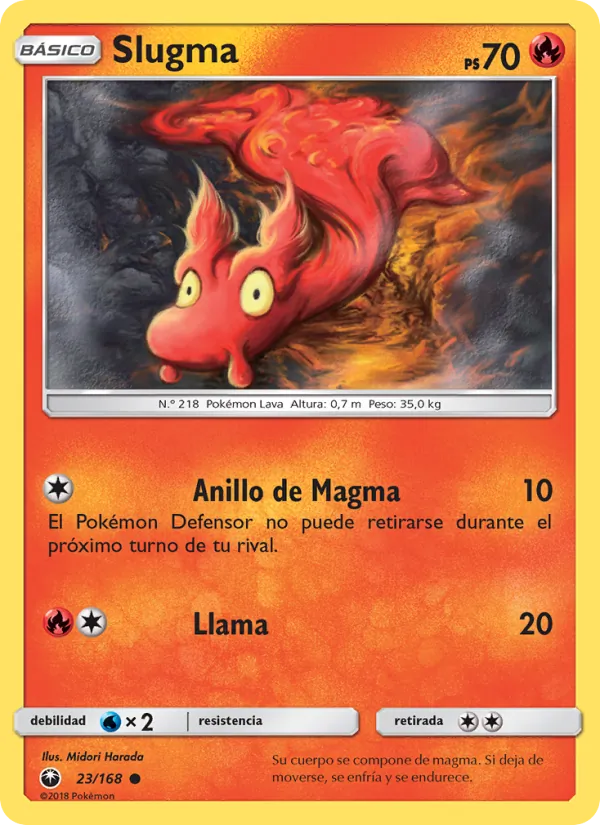 Slugma Tormenta Celestial 23/168