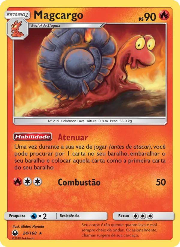 Magcargo Tempestade Celestial 24/168