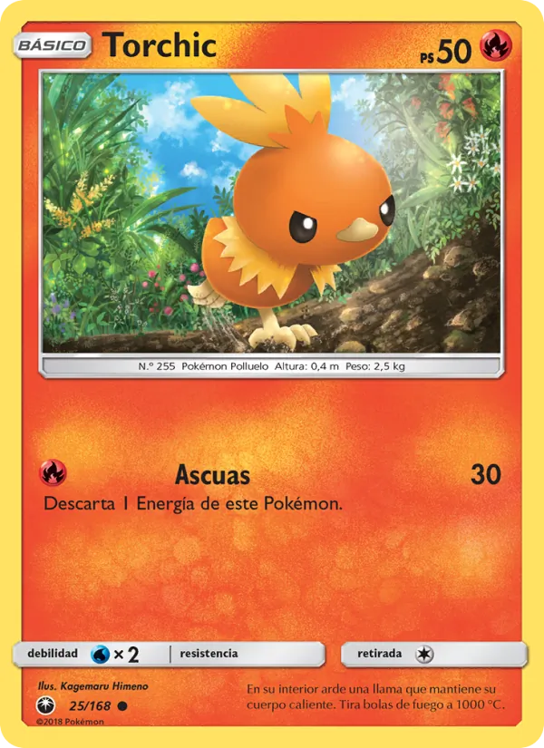 Torchic Tormenta Celestial 25/168