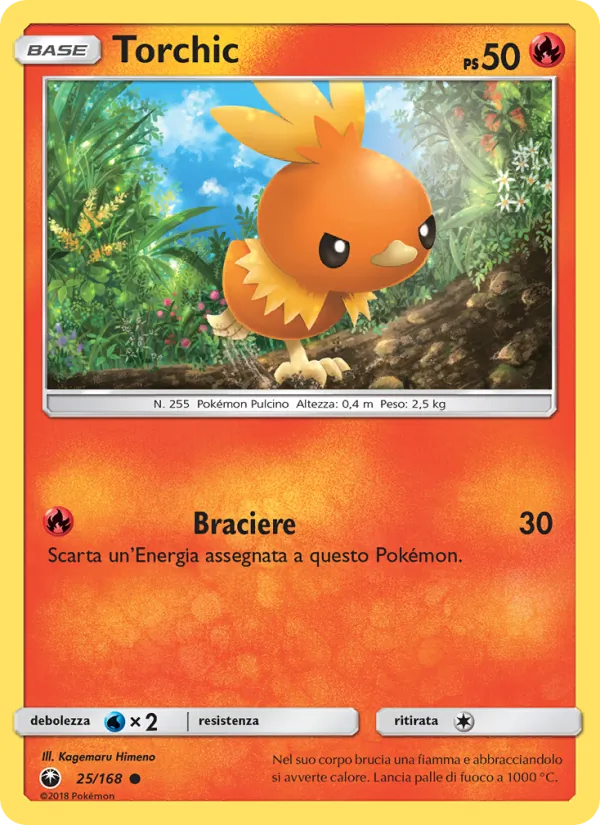 Torchic Tempesta Astrale 25/168