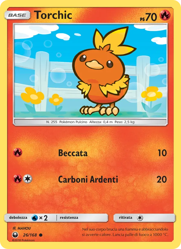 Torchic Tempesta Astrale 26/168