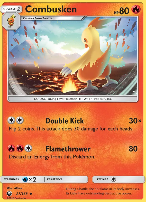 Combusken Celestial Storm 27/168