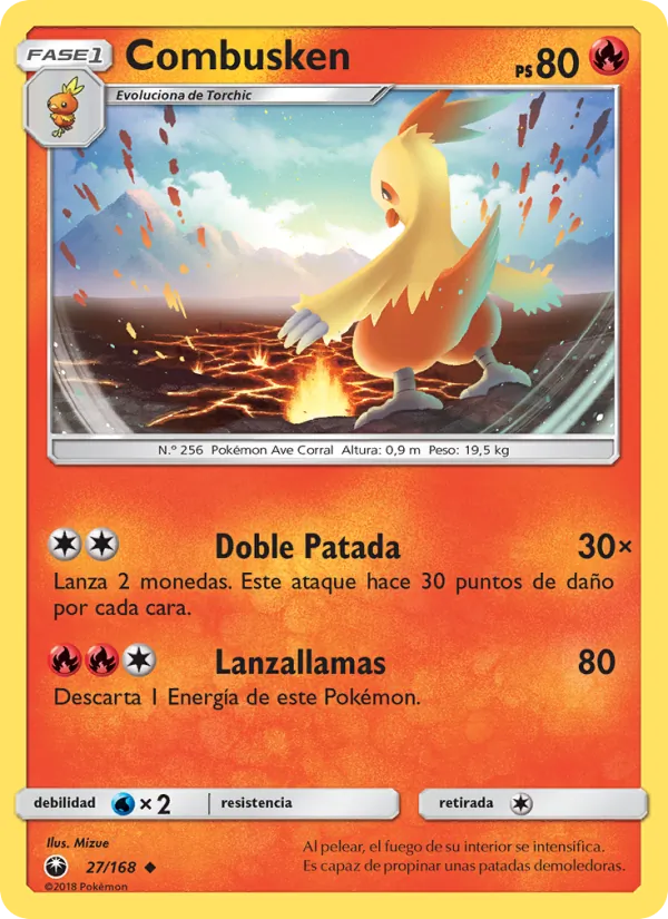 Combusken Tormenta Celestial 27/168