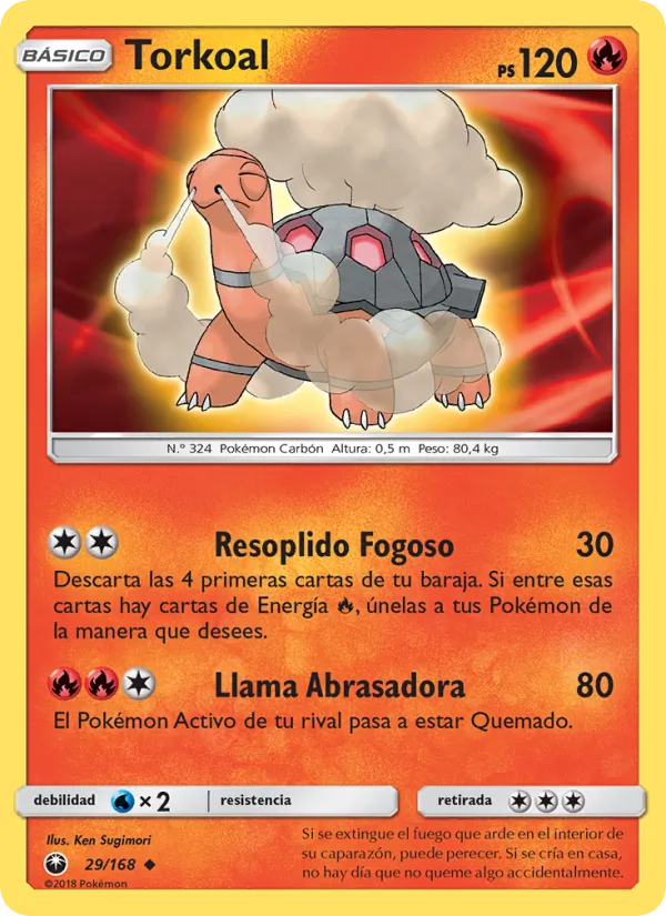 Torkoal Tormenta Celestial 29/168