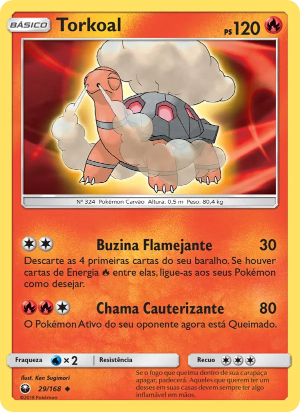 Torkoal Tempestade Celestial 29/168