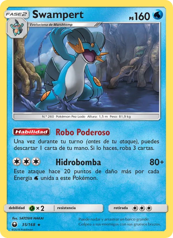 Swampert Tormenta Celestial 35/168