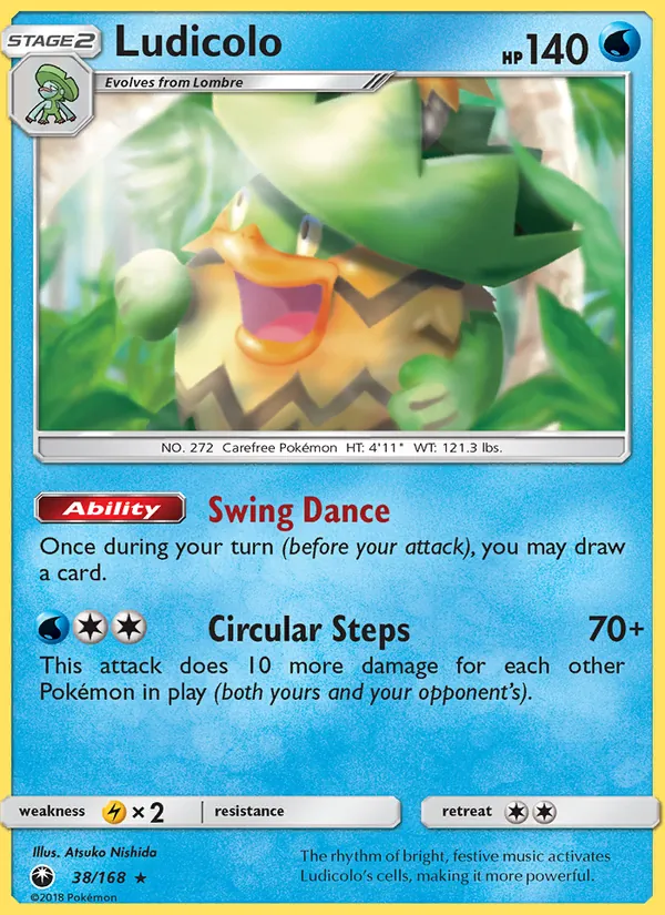 Ludicolo Celestial Storm 38/168